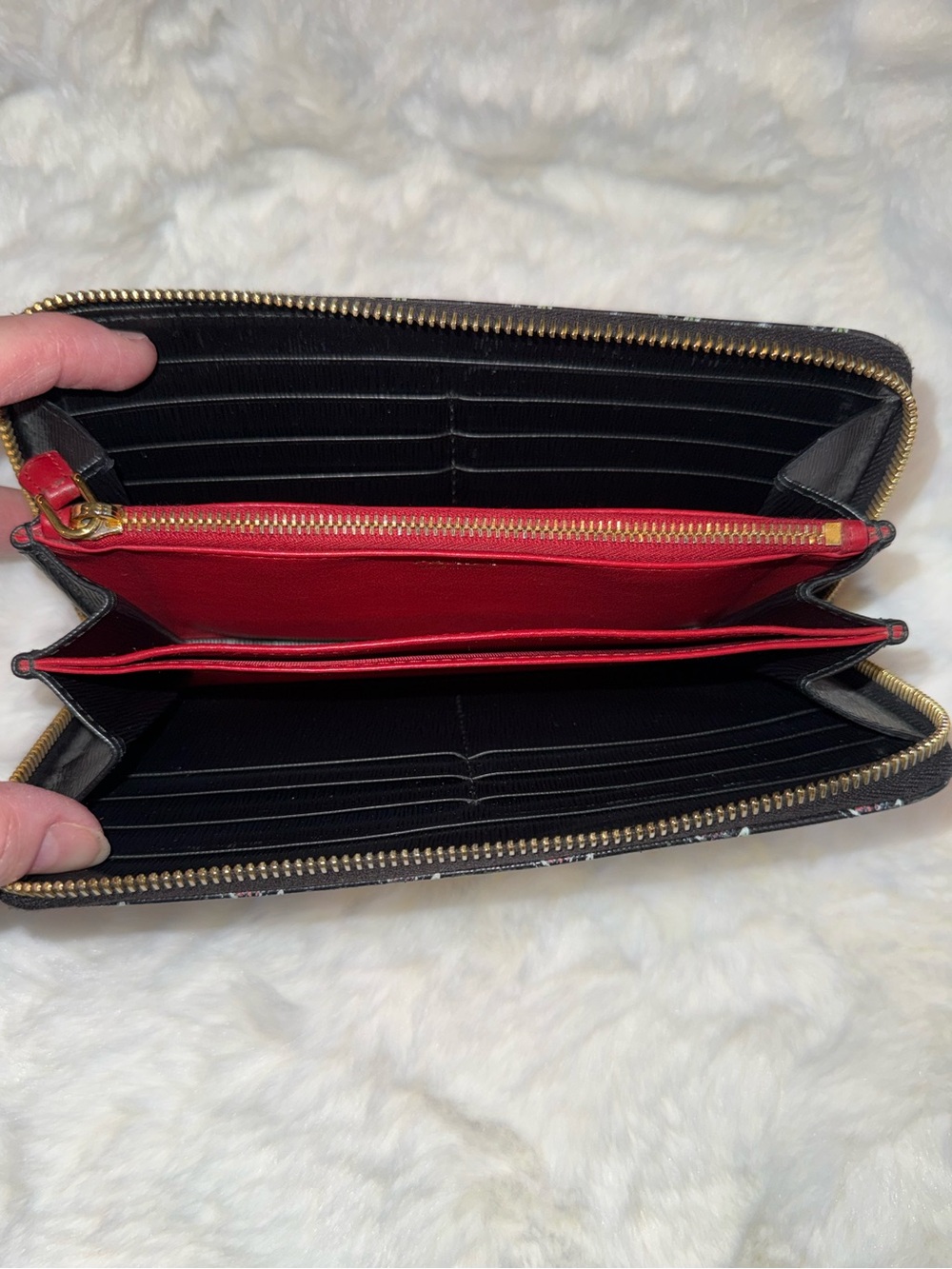 Prada Vitello Move Love Continental Zip Wallet - Picture 8 of 13